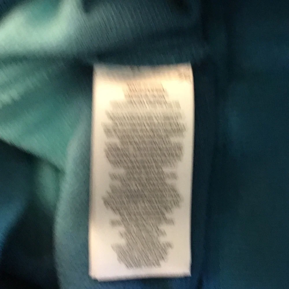 Ralph Lauren Boho Ombré Blue, Teal and White Hooded Tunic/Dress